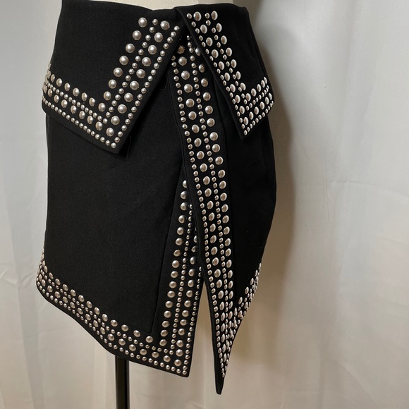 JUSTYF BOUTIQUE STUDDED MINI SKIRT - Picture 2 of 3